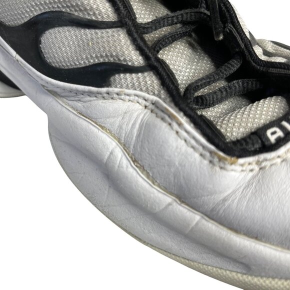 Nike Air Flight Determination Sneakers Mens Size 12.5 Lace Up White Black Rare - Picture 11 of 16